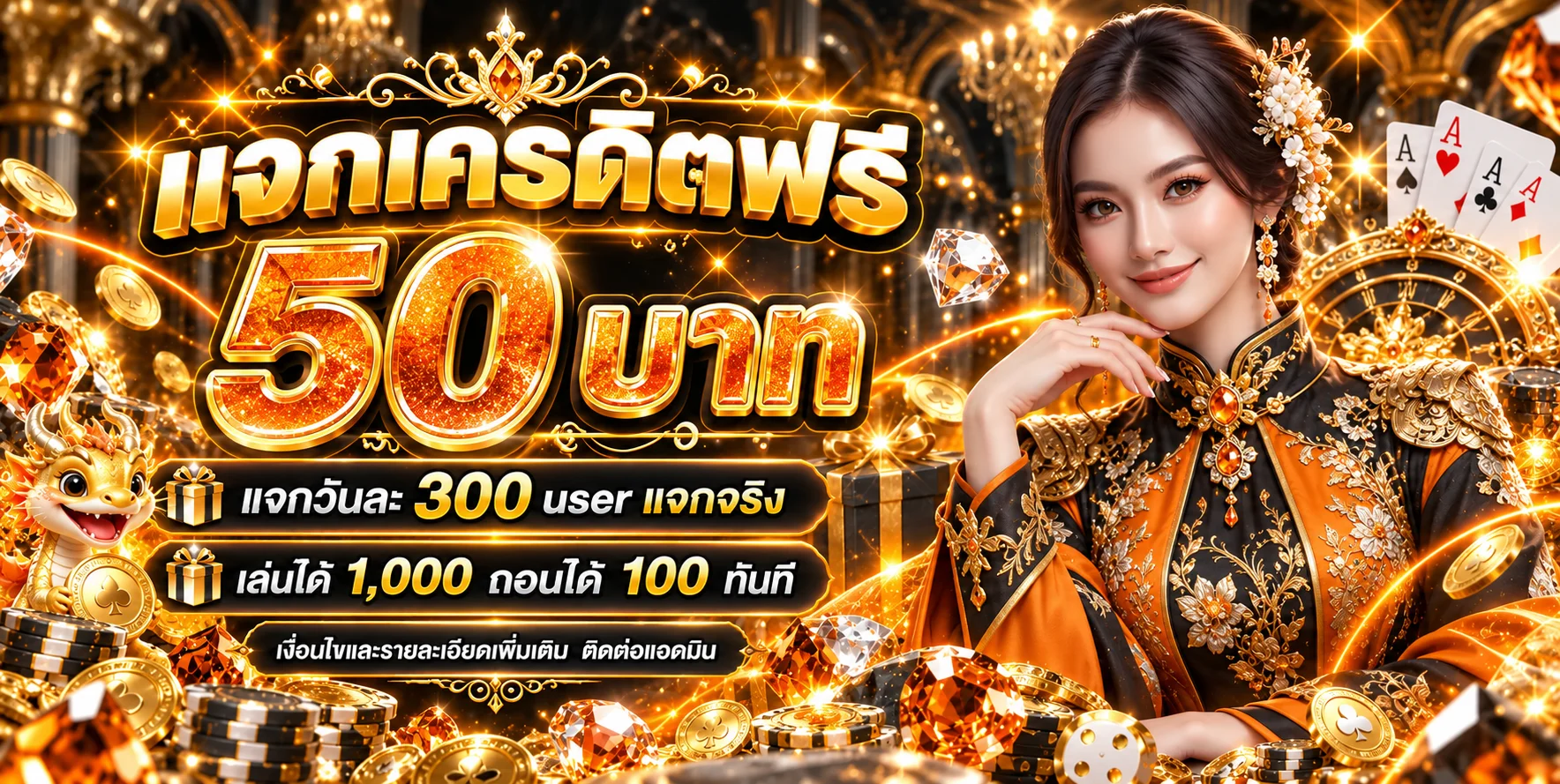 ภาพสรุปเครดิตฟรีและเงื่อนไข BOOM369